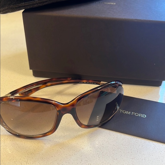 Tom Ford Brown Tortoiseshell Sunglasses - Picture 1 of 5
